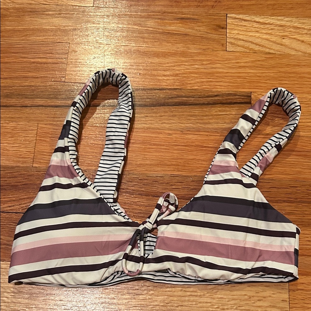 O'Neill Striped Bikini Top - Reversible